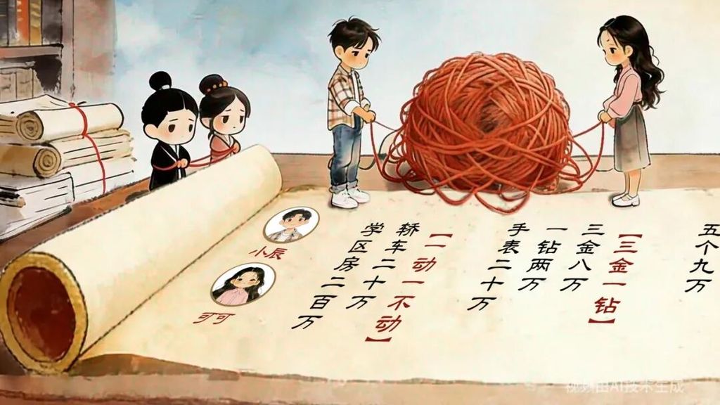 硬生生被一份彩礼清单缠成了死结
